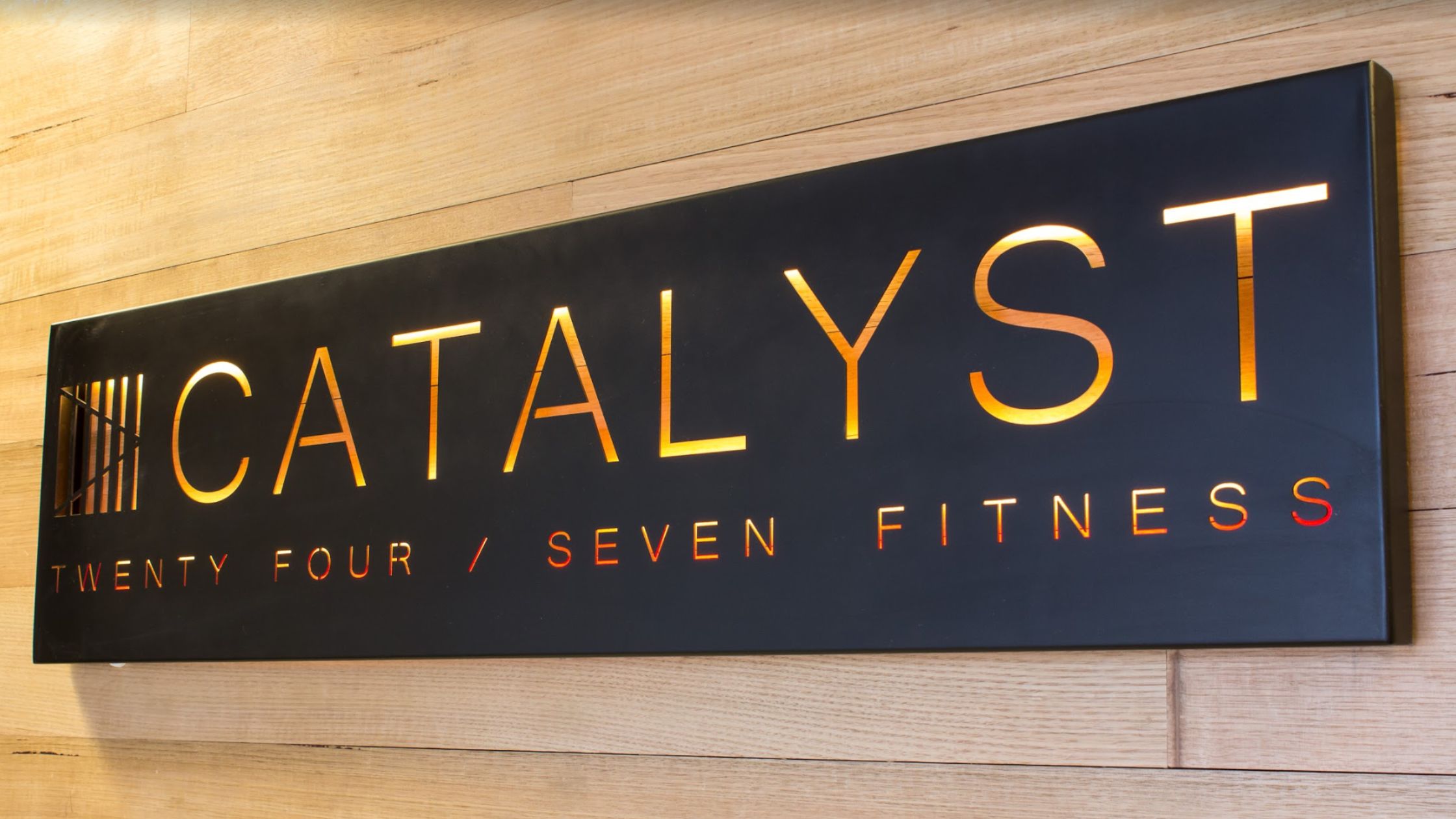 Catalyst 24/7 Fitness Sign
